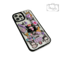 Etui Case Obudowa Iphone 14 Pro Czarno Fioletowy Kuromi