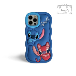 Etui Case Obudowa Iphone 13/14/15 Niebieski Stitch Angie