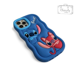 Etui Case Obudowa Iphone 13/14/15 Niebieski Stitch Angie