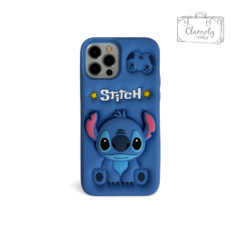 Etui Case Obudowa Iphone 11 Niebieski Gumowy Stitch Ring