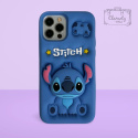 Etui Case Obudowa Iphone 11 Niebieski Gumowy Stitch Ring