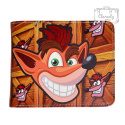 Portfel Rozkładany Crash Bandicoot Brązowy Ekoskóra