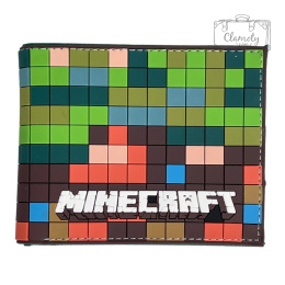 Portfel Rozkładany Minecraft Kolorowy Gumowy Piksele