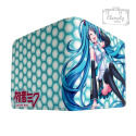 Portfel Rozkładany Hatsune Miku Anime Niebieski Ekoskóra