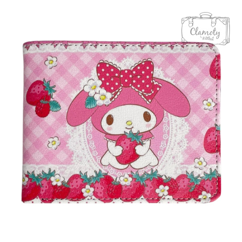 Portfel Rozkładany My Melody Sanrio Różowy Ekoskóra