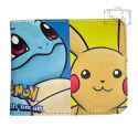 Portfel Rozkładany Pokemon Pikachu Squirtle Ekoskóra