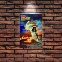 Tablica Ozdobna Blacha 20x30 cm Back To The Future I Retro Vintage