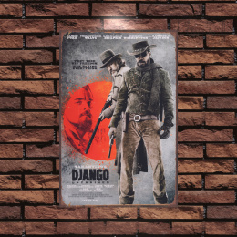 Tablica Ozdobna Blacha 20x30 cm Django Movie Film Retro Vintage