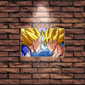 Tablica Ozdobna Blacha 20x30 cm Dragon Ball Son Goku Vegeta Retro Vintage