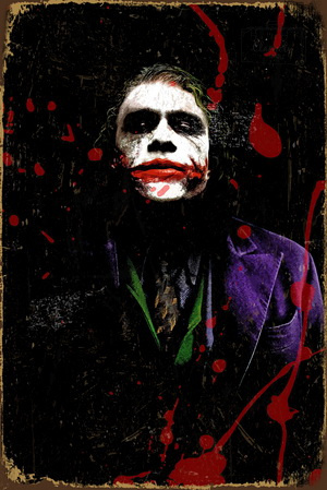 Tablica Ozdobna Blacha 20x30 cm Film Joker Movie Retro Vintage