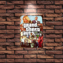 Tablica Ozdobna Blacha 20x30 cm GTA V Game Retro Vintage