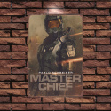 Tablica Ozdobna Blacha 20x30 cm Halo Master Chief Retro Vintage