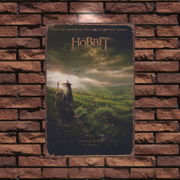 Tablica Ozdobna Blacha 20x30 cm Hobbit Movie Film Retro Vintage