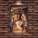 Tablica Ozdobna Blacha 20x30 cm Indiana Jones Królestwo Retro Vintage