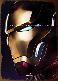 Tablica Ozdobna Blacha 20x30 cm Iron man Marvel Film Movie Retro Vintage