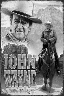 Tablica Ozdobna Blacha 20x30 cm John Wayne USA Aktor Retro Vintage