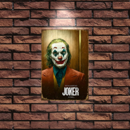 Tablica Ozdobna Blacha 20x30 cm Joker Movie Clown Retro Vintage