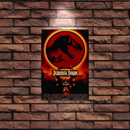 Tablica Ozdobna Blacha 20x30 cm Jurassic Park Film Retro Vintage