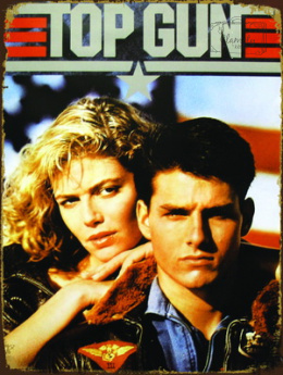 Tablica Ozdobna Blacha 20x30 cm Movie Film Top Gun Retro Vintage