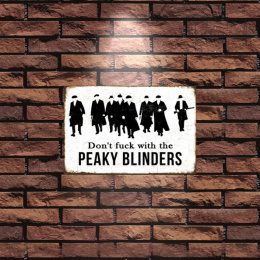 Tablica Ozdobna Blacha 20x30 cm Peaky Blinders Serial Retro Vintage