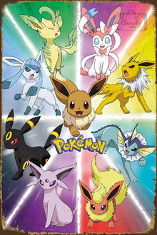 Tablica Ozdobna Blacha 20x30 cm Pokemon Monsters Movie Film Retro Vintage