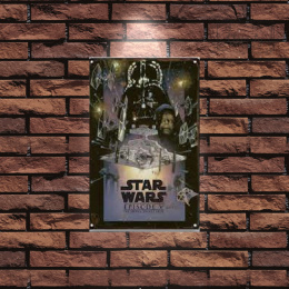 Tablica Ozdobna Blacha 20x30 cm Star Wars Impreium Retro Vintage