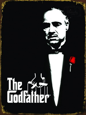 Tablica Ozdobna Blacha 20x30 cm The Godfather Film Retro Vintage