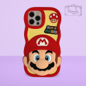 Etui Case Obudowa Do Iphone 13/14/15 Pro Super Mario Czerwony