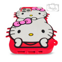 Etui Case Obudowa Do Iphone 12/12 Pro Czerwona Gumowa Hello Kitty