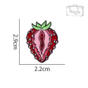 Metalowa Przypinka Strawberry Truskawka Pin