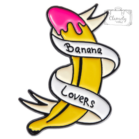 Metalowa Przypinka Banana Lovers Pin