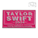 Metalowa Przypinka Gwiazda Muzyczna Taylor Swift Save America Pin