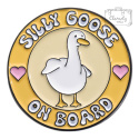 Metalowa Przypinka Gęś Na Pokładzie Silly Goose On Board Pin