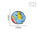 Metalowa Przypinka Wodny Pokemon Squirtle Pokeball Pin