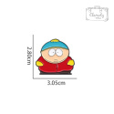 Metalowa Przypinka Eric Cartman Miasteczko South Park Kreskówka Pin