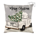 Poszewka Dekoracyjna Świąteczna Truck Merry Christmas 45x45