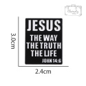 Metalowa Przypinka Jesus The Way The Truth The Life Pin