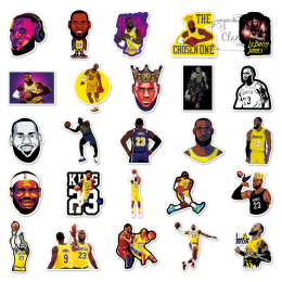 Zestaw Naklejek Wlepki StickerBomb Koszykarz James Lebron Lakers N586