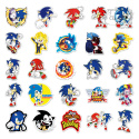 Zestaw Naklejek Wlepki StickerBomb Bajka Gra Sonic the Hedgehog N529