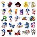 Zestaw Naklejek Wlepki StickerBomb Bajka Gra Sonic the Hedgehog N529