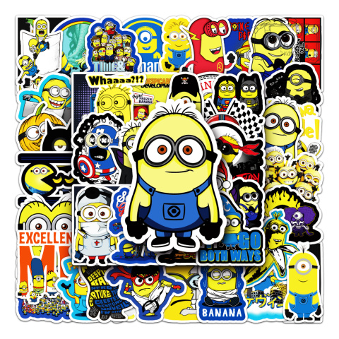 Zestaw Naklejek Wlepki StickerBomb Minions Bajka Minionki N533