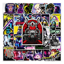 Zestaw Naklejek Wlepki StickerBomb Gra Game Cyberpunk 2077 N569