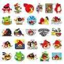 Zestaw Naklejek Wlepki StickerBomb Angry Birds Bajka Gra Game N539