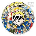 Zestaw Naklejek Wlepki StickerBomb Gamer Fallout Gra Game Film N537