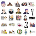 Zestaw Naklejek Wlepki StickerBomb Serial The Office Best Boss N582