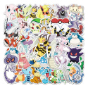 Zestaw Naklejek Wlepki StickerBomb Pokemony Mix Anime Bajka N509