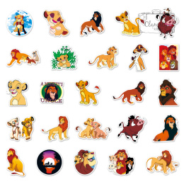 Zestaw Naklejek Wlepki StickerBomb Bajka Król Lew Lion King N510