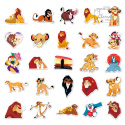 Zestaw Naklejek Wlepki StickerBomb Bajka Król Lew Lion King N510