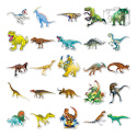 Zestaw Naklejek Wlepki StickerBomb Dinozaury Dinosaurs Dinosaurs N500