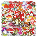 Zestaw Naklejek Wlepki StickerBomb Mushrooms Leśne Grzyby Grzybki N555